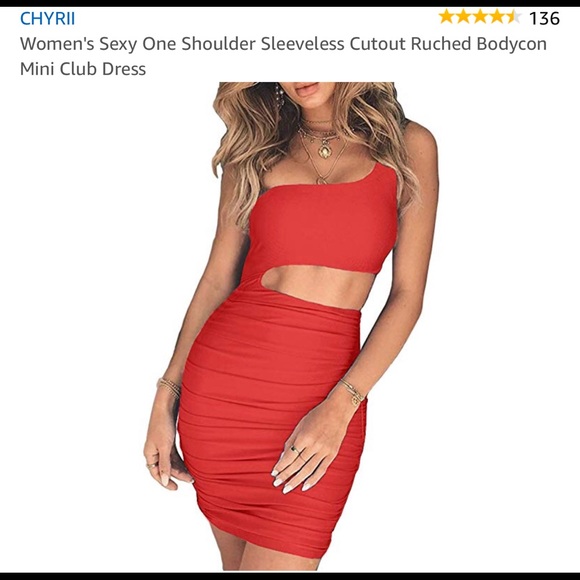 SALE💲NWOT! CHYRII Bodycon Mini Dress - Size S- - Picture 3 of 8